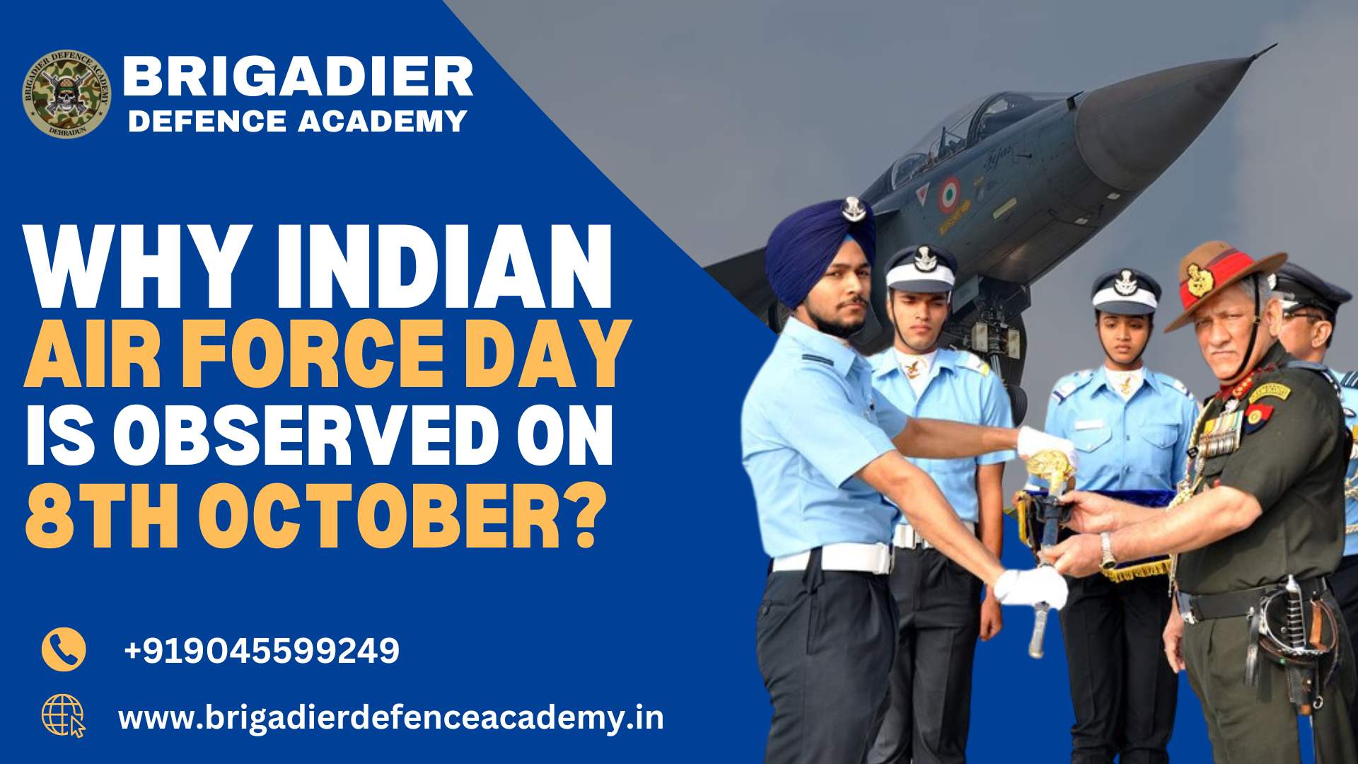 Why Indian Air Force Day is observed on 8th October?