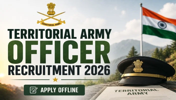 Territorial Army Officer Recruitment 2026