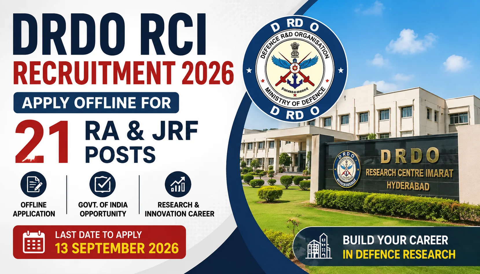 DRDO RCI Recruitment 2026