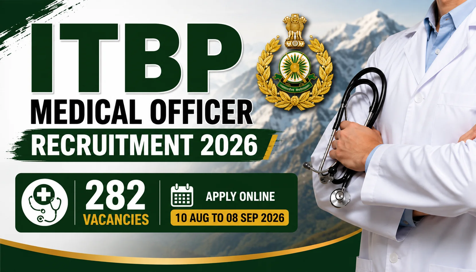 ITBP Medical Officer Recruitment 2026